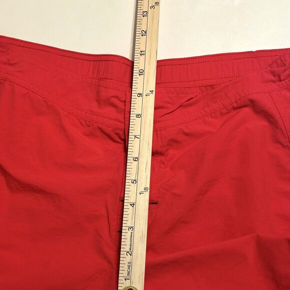 Diesel Beachwear Swim Shorts Mens Large Red 35” Waist 6” Inseam Snap Closure - Picture 4 of 11
